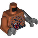 LEGO Dunkelorange Commander Raggmunk Minifigur Torso (973 / 76382)