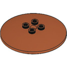 LEGO Dark Orange Dish 6 x 6 (Hollow Studs) (44375 / 45729)