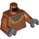 LEGO Dunkelorange Diver Minifig Torso (973 / 76382)