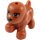 LEGO Orange Sombre Chien (Walking) avec Bleu Yeux (12197 / 98937)