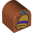 LEGO Duplo Brick 2 x 2 x 2 with Curved Top with Bell (13802)