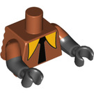 LEGO Dunkelorange Flashback Garmadon Minifig Torso (973 / 34777)