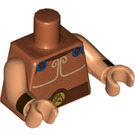 LEGO Donkeroranje Hercules Minifiguur Torso (973 / 88585)