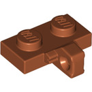LEGO Dunkelorange Scharnier Platte 1 x 2 mit Vertikale Verriegeln Stub mit unterer Nut (44567 / 49716)
