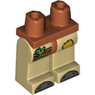 LEGO Mörk Orange Jennie Napo Diver Minifigur Höfter och ben (3815 / 66688)