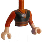 LEGO Naranja oscuro Kristoff Friends Torso Hombre (38558 / 92815)