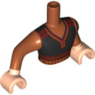 LEGO Donkeroranje Kristoff Friends Torso Mannelijk (38558 / 92815)