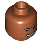LEGO Dark Orange Labria Minifigure Head (Recessed Solid Stud) (3626 / 68705)