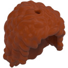 LEGO Dunkles Orange Lang Curly Haar (18641 / 93352)