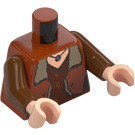 LEGO Mörk Orange Madam Rosmerta Minifigur Kropp (973 / 76382)