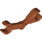 LEGO Dark Orange Minifig Mechanical Bent Arm (30377 / 49754)