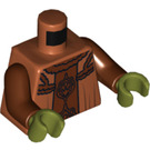 LEGO Donkeroranje Nute Gunray in Oranje Robes Torso (973 / 76382)