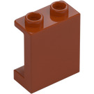 LEGO Donkeroranje Paneel 1 x 2 x 2 met zijsteunen, holle noppen (35378 / 87552)