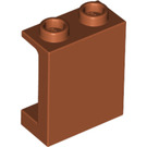 LEGO Orange sombre Panneau 1 x 2 x 2 avec supports latéraux, tenons creux (35378 / 87552)