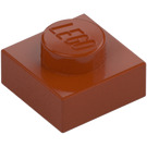 LEGO Dark Orange Plate 1 x 1 (3024 / 30008)