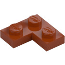 LEGO Mörk Orange Platta 2 x 2 Hörn (2420)