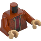 LEGO Donkeroranje Professor Septima Vector Torso (973 / 76382)