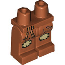 LEGO Orange sombre Scarecrow Minifigure Hanches et jambes (3815 / 26801)