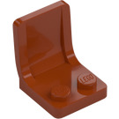 LEGO Dark Orange Seat 2 x 2 without Sprue Mark in Seat (4079)