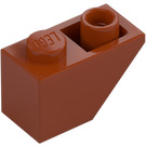 LEGO Mörk Orange Backe 1 x 2 (45°) Omvänd (3665)