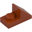 LEGO Dark Orange Slope 1 x 2 (45°) with Plate (15672 / 92946)