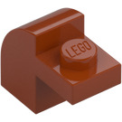 LEGO Dark Orange Slope 1 x 2 x 1.3 Curved with Plate (6091 / 32807)