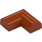 LEGO Mörk Orange Backe 2 x 2 x 0.7 Böjd Hörn (79757)