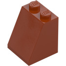 LEGO Mörk Orange Backe 2 x 2 x 2 (65°) med bottenrör (3678)