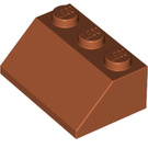 LEGO Orange sombre Pente 2 x 3 (45°) (3038)