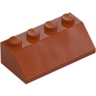 LEGO Dark Orange Slope 2 x 4 (45°) with Rough Surface (3037)