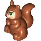 LEGO Dunkelorange Squirrel mit Green Augen und Flesh Gesicht (26403)