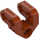 LEGO Dark Orange Technic Cross Block 2 x 2 x 2 Bent 90 Split (Pin/Twin Axle) (42193 / 92907)