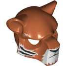 LEGO Dunkelorange Tiger Maske mit Streifen (19966)