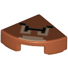 LEGO Tile 1 x 1 Quarter Circle with Goomba (25269 / 69092)