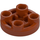 LEGO Dark Orange Tile 2 x 2 Round Inverted (3567)