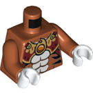 LEGO Arancione scuro Trakkar Minifigure Busto (973 / 76382)