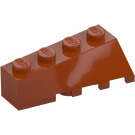 LEGO Naranja oscuro Cuña 2 x 4 Sloped Izquierda (43721)