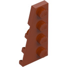 LEGO Donkeroranje Wig Plaat 2 x 4 Vleugel Links (41770)