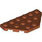 LEGO Dunkelorange Keil Platte 3 x 6 mit 45º Ecken (2419 / 43127)