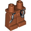 LEGO Donkeroranje X-Vleugel Pilot Minifigure Heupen en benen (3815 / 23825)