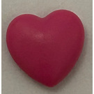 LEGO Dark Pink 2x2 Small Heart with Clip (45450 / 46277)