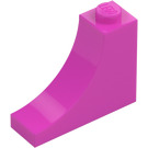 LEGO Dark Pink Arch 1 x 3 x 2 with Inside Bow (18653)