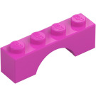 LEGO Tmavě růžová Klenba 1 x 4 (3659)