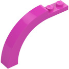 LEGO Rosa scuro Arco 1 x 6 x 3.3 con Parte superiore curva (6060 / 30935)