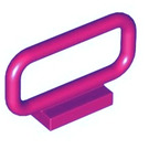 LEGO Dunkles Pink Stange 1 x 4 x 2 (6187)