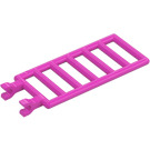 LEGO Rose Foncé Barre 7 x 3 avec Double Clips (5630 / 6020)