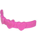 LEGO Dark Pink Belville Headband with Heart Decoration