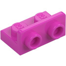 LEGO Dunkelpink Halterung 1 x 2 mit 1 x 2 Oben (99780)