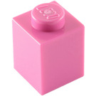 LEGO Rose foncé Brique 1 x 1 (3005 / 30071)