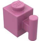 LEGO Donkerroze Steen 1 x 1 met Handvat (2921 / 28917)